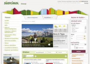 Relaunch von suedtirol.info 2011