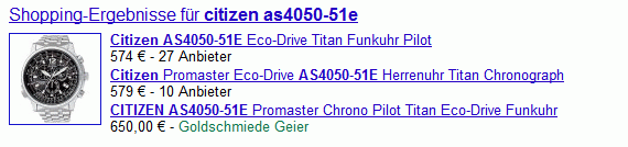 Google Sitelinks, Rich Snippets und Universal Search