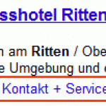 Google Sitelinks, Rich Snippets und Universal Search